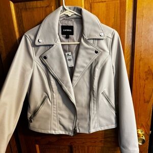Women’s Leather Moto Jacket